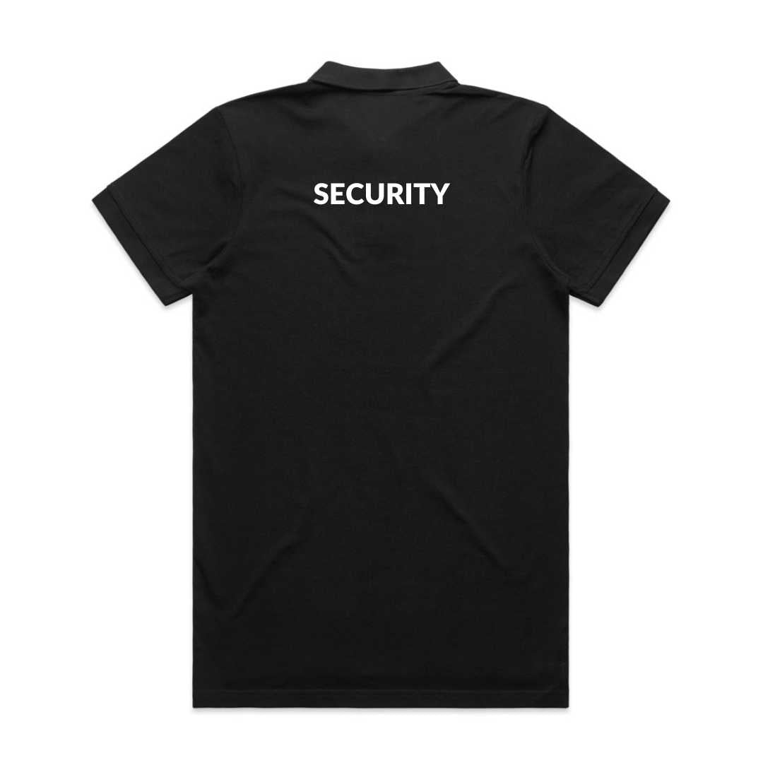 Security Black Polo Shirt