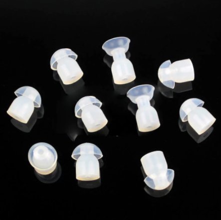 Bulk Pack (10) Replacement Earbuds for Enforcer Covert Earpiece (2 - Pin) - Enforcer Equipment & Apparel