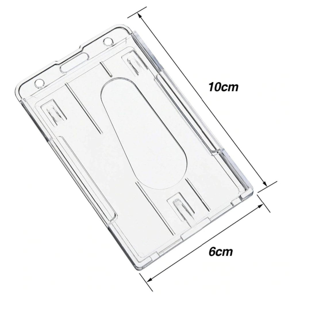 Hard Plastic ID Holder