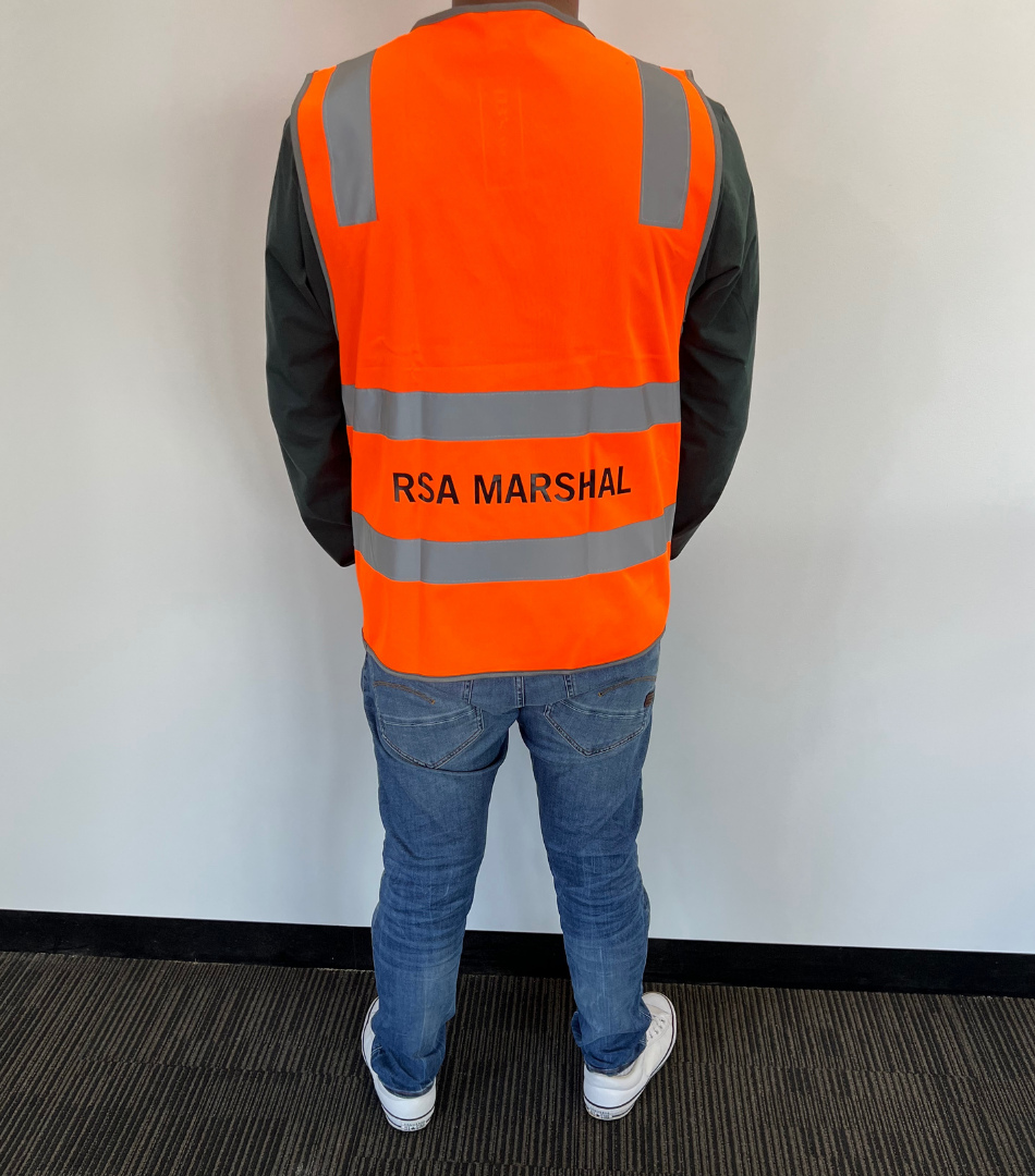 Orange RSA Marshal Hi-Vis Vest
