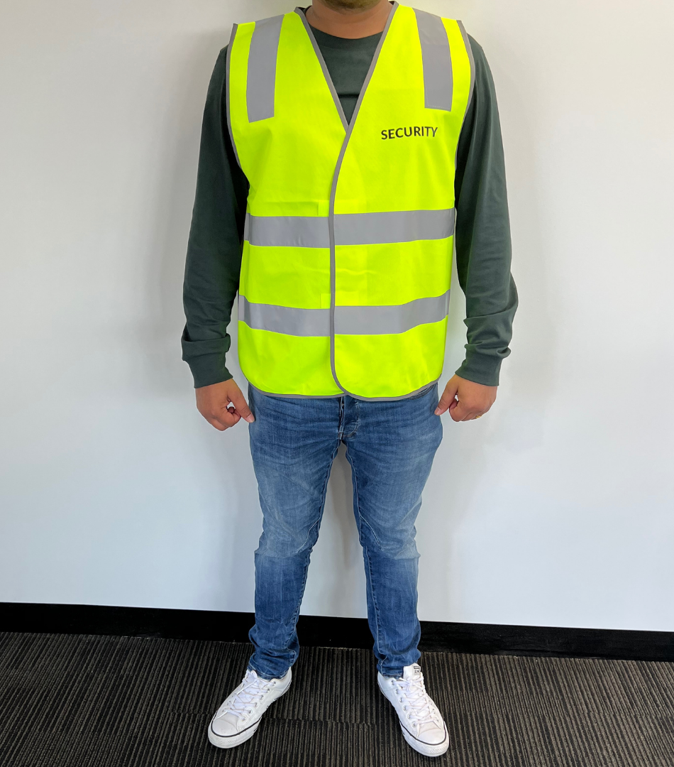 Yellow Security Hi-Vis Vest