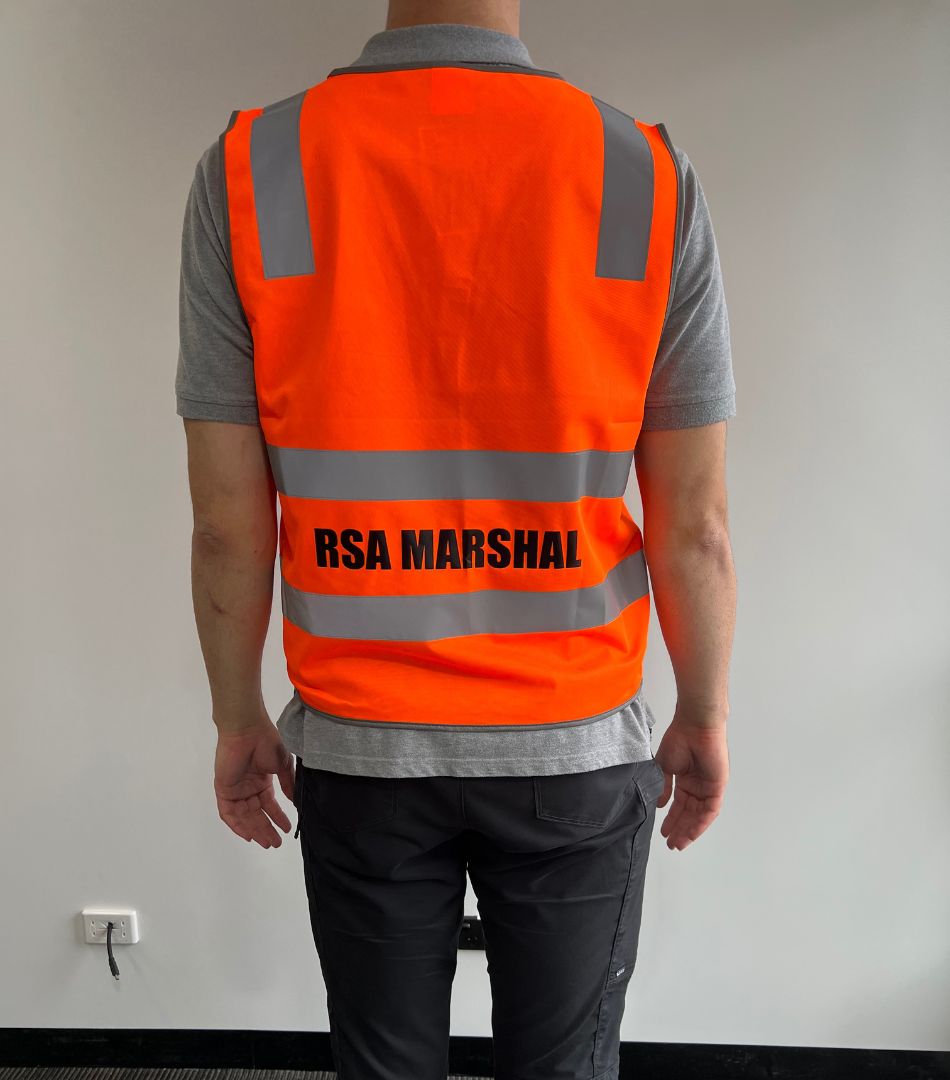 Orange RSA Marshal Hi-Vis Vest