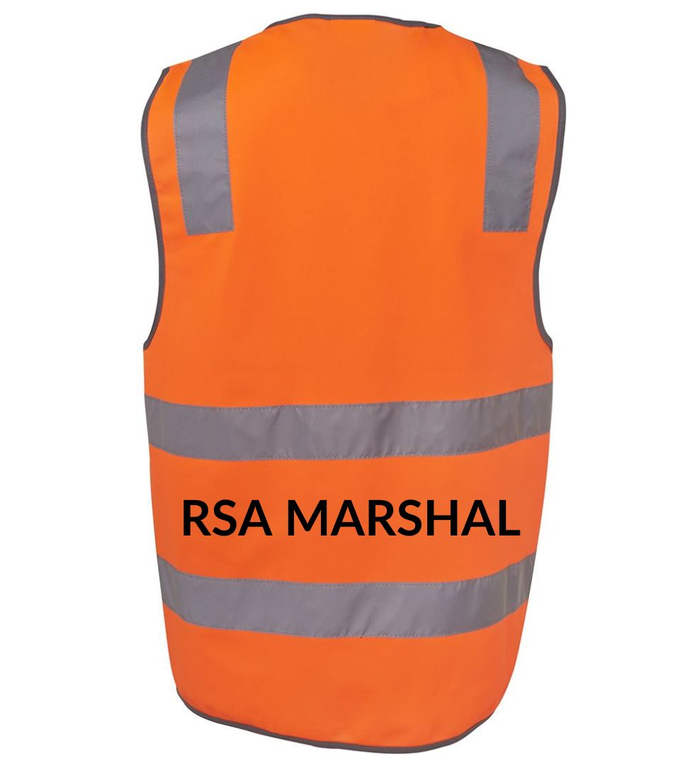Orange RSA Marshal Hi-Vis Vest