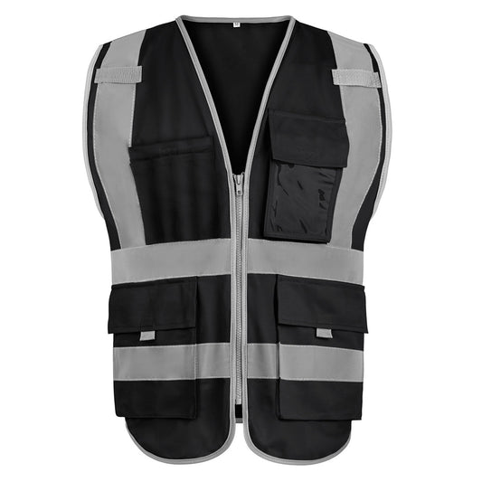 Black Hi - Vis Vest - Enforcer Equipment & Apparel